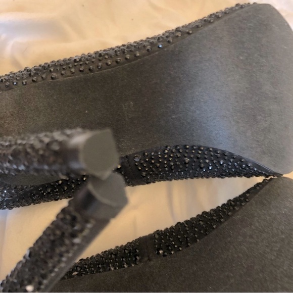 DIBA Black Rhinestone Embellished Heels (US 7.5M) - Picture 10 of 16